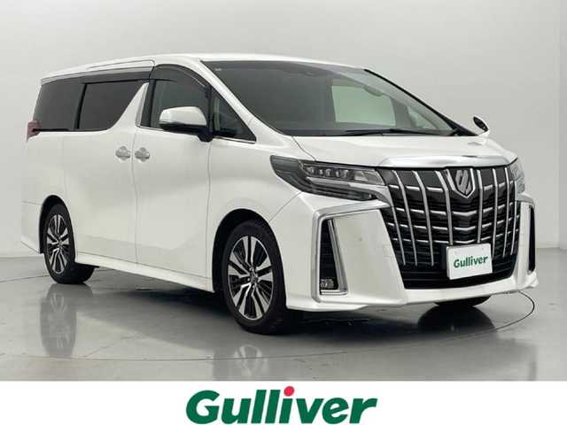 トヨタ アルファード S Cパッケージ 熊本県 2019(平31)年 5.2万km ホワイトパールクリスタルシャイン 禁煙車/純正９インチナビ　/（Bluetooth/フルセグTV/CD・DVD・SD）/純正フリップダウンモニター　/両側電動スライドドア　/レーダークルーズコントロール　/衝突軽減ブレーキ　/３眼ＬＥＤヘッドライト　/ビルトインＥＴＣ　/前席シートヒーター　/エアシート　/電動リアゲード/バックカメラ/デジタルインナーミラー/ステアリングヒーター　/ブラインドスポットモニター/助手席・2列目オットマン/純正フロアマット/純正１８インチAW/オートライト/オートマチックハイビーム/スマートキー/プッシュスタート/保証書