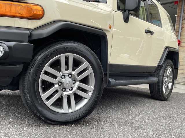 トヨタ ＦＪクルーザー ファイナルエディション 福島県 2018(平30)年 6.2万km ベージュ 特別仕様車/パートタイム4WD/寒冷地仕様/クルーズコントロール/ステアリングスイッチ/純正ルーフラック/前席シートヒーター/シートカバー/ETC2.0