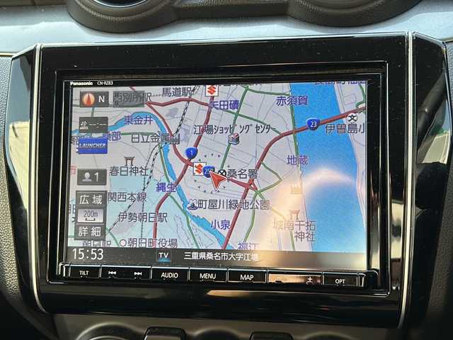 スズキ スイフト HYBRID ML 三重県 2017(平29)年 5.7万km スピーディーブルーM ワンオーナー/純正8型ナビ(CN-RZ83)/【フルセグTV/CD/DVD/BT/SD/USB】/全方位カメラ/追従式クルーズコントロール/パドルシフト/衝突軽減ブレーキ/レーンキープアシスト/D席シートヒーター/ビルトインETC/純正16インチAW/スペアキー有/保証書・取扱説明書