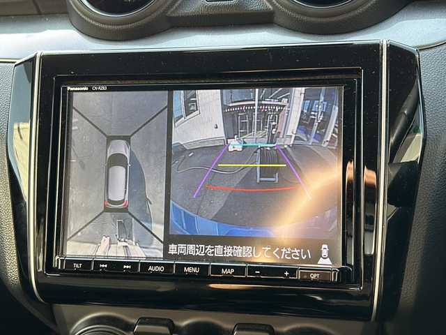 スズキ スイフト HYBRID ML 三重県 2017(平29)年 5.7万km スピーディーブルーM ワンオーナー/純正8型ナビ(CN-RZ83)/【フルセグTV/CD/DVD/BT/SD/USB】/全方位カメラ/追従式クルーズコントロール/パドルシフト/衝突軽減ブレーキ/レーンキープアシスト/D席シートヒーター/ビルトインETC/純正16インチAW/スペアキー有/保証書・取扱説明書