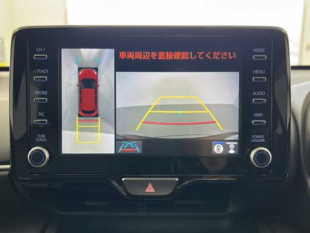 トヨタ ヤリスクロス ハイブリッド Z 岐阜県 2023(令5)年 1.6万km センシュアルレッドマイカ 純正ディスプレイオーディオ　/パワーシート　/ハンドルヒーター　/トヨタセーフティセンス　/バックカメラ　/Ｂｌｕｅｔｏｏｔｈ　/追従型クルーズコントロール　/レーンキープアシスト/ハイブリッド　/全方位カメラ　/ビルトインＥＴＣ2.0/空気清浄機搭載車両/オートライト/電動格納ドアミラー/エンジンスタートボタン/電子パーキング/電子ホールド/衝突軽減ブレーキ/コーナーセンサー/純正アルミホイール/純正フロアマット