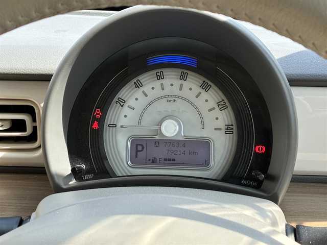 スズキ ラパン X 熊本県 2017(平29)年 8万km コフレピンクパールメタリック/ホワイト2トーンルーフ 純正ナビ/【フルセグTV/Bluetooth再生】/全方位モニター/衝突被害軽減ブレーキ