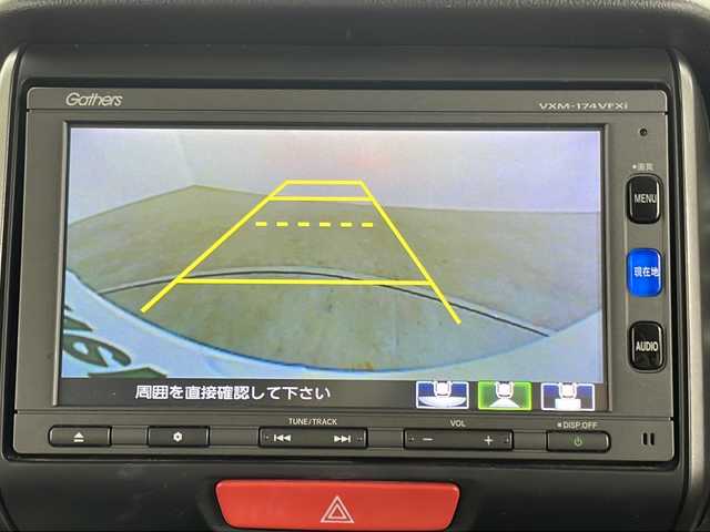 ホンダ Ｎ ＢＯＸ カスタム G ターボ Lパッケージ 群馬県 2017(平29)年 6.9万km プレミアムホワイトパールⅡ 純正ナビ　バックカメラ　クルーズコントロール　ビルトインＥＴＣ　ハーフレザーシート　パドルシフト　ステアリングリモコン　レザーステアリング　HIDライト　オートライト　ドライブレコーダー　禁煙車