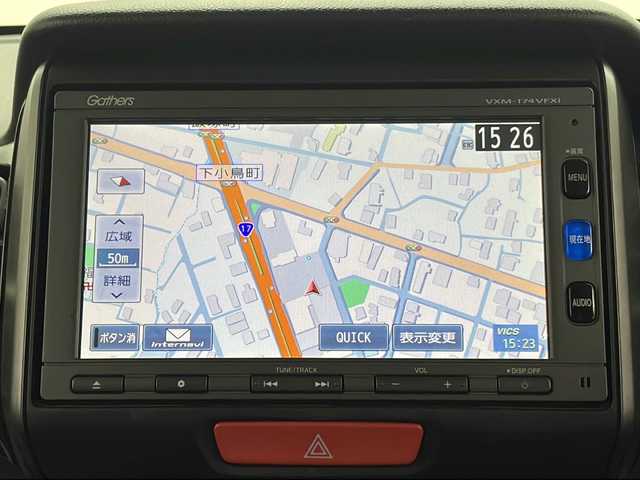 ホンダ Ｎ ＢＯＸ カスタム G ターボ Lパッケージ 群馬県 2017(平29)年 6.9万km プレミアムホワイトパールⅡ 純正ナビ　バックカメラ　クルーズコントロール　ビルトインＥＴＣ　ハーフレザーシート　パドルシフト　ステアリングリモコン　レザーステアリング　HIDライト　オートライト　ドライブレコーダー　禁煙車