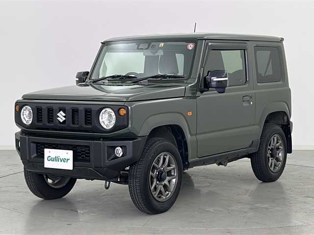 スズキ ジムニー XC 宮城県 2020(令2)年 4.2万km ジャングルグリーン デュアルセンサーブレーキサポート/スズキセーフティサポート	/・車線逸脱抑制制御機能	/・車線逸脱警報機能	/・パーキングソナー	/・横滑り防止装置/・ハイビームアシスト	/クルーズコントロール/ストラーダ7型ナビ/・CD.DVD.SD.BT/フルセグTV/バックカメラ/前席シートヒーター/ドライブレコーダー（全方位）/ETC/LEDヘッドライト/フォグランプ/ステアリングスイッチ/アイドリングストップ/横滑り防止装置/プッシュスタート/スマートキー/ダウンヒルアシストコントロール/純正16inAW/純正フロアマット/純正ドアバイザー/マットガード