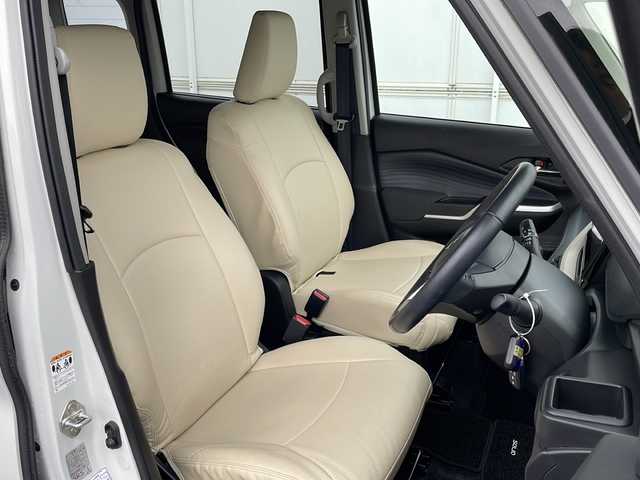 スズキ ソリオ HV MZ 岩手県 2020(令2)年 2万km ピュアホワイトパール 9型ナビ フリップダウン 全周囲C 両側電動スライド ヘッドアップディスプレイ Bluetooth DVD再生 革調シートカバー USB接続 ETC クルーズコントロール ドライブレコーダー シートヒーター 純正15AW スマートキー