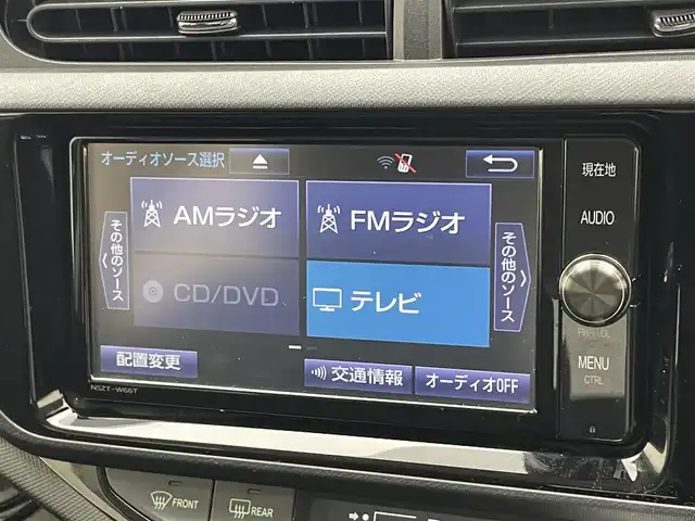 トヨタ アクア S スタイルブラック 愛知県 2017(平29)年 3.4万km ブラックマイカ 純正ナビ　バックカメラ　禁煙　フルセグＴＶ　セーフティセンス　ＤＶＤ　Ｂｌｕｅｔｏｏｔｈ　ＥＴＣ　クルコン　車線逸脱　衝突軽減　コーナーセンサー　ＬＥＤライト　フォグランプ　レーダー探知機　純正マット
