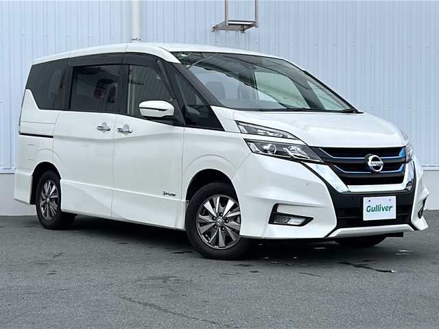 日産 セレナ e－パワー ハイウェイスター V 三重県 2018(平30)年 3.4万km ブリリアントホワイトパール 純正9型ナビ /全周囲カメラ /両側パワースライドドア/前席シートヒーター /ビルトインETC /前方ドライブレコーダー /パーキングアシスト /ステアリングヒーター /ステアリングスイッチ/革巻きステアリング/前後コーナーセンサー /USB給電ポート/ウォークスルー/スペアキー /TVキャンセラー /LEDヘッドライト/オートライト/リヤサンシェード/電動格納ミラー/禁煙車