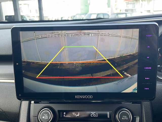 ホンダ シビック ハッチバック 秋田県 2020(令2)年 7.6万km ソニックグレーパール 社外メモリーナビ/　CD/DVD/SD/USB/　フルセグTV/Bluetooth/衝突軽減ブレーキ/追従クルーズコントロール/ハーフレザーシート/ローダウン/バックカメラ/ビルトインETC2.0/シートヒーター/パワーシート/LEDヘッドライト/フォグライト/オートライト/フルエアロ/社外ドライブレコーダー