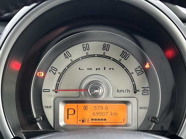 スズキ ラパン X セレクション 愛知県 2013(平25)年 7万km アーバンブラウンパールメタリック 社外ナビ/ワンセグＴＶ/・ＣＤ/・ＳＤ　/シートヒーター/純正アルミホイール　/純正フロアマット　/革巻きステアリング　/ヘッドライトレベライザー　/プッシュスタート　/アイドリングストップ