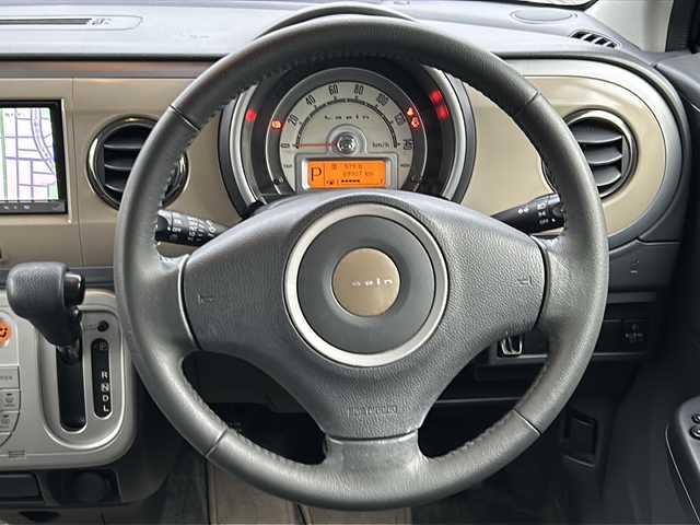 スズキ ラパン X セレクション 愛知県 2013(平25)年 7万km アーバンブラウンパールメタリック 社外ナビ/ワンセグＴＶ/・ＣＤ/・ＳＤ　/シートヒーター/純正アルミホイール　/純正フロアマット　/革巻きステアリング　/ヘッドライトレベライザー　/プッシュスタート　/アイドリングストップ