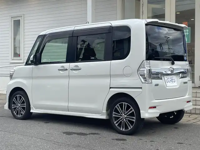 ダイハツ タント カスタム RS SA 秋田県 2014(平26)年 11.3万km ブルーイッシュホワイトパールマイカ (株)IDOMが運営する【じしゃロン秋田店】の自社ローン専用車両になりますこちらは現金またはオートローンご利用時の価格です。自社ローンご希望の方は別途その旨お申付け下さい/スマートアシスト/低速域衝突回避支援ブレーキ機能/誤発進抑制機能/先行車発進お知らせ機能/社外SDナビ【CD/DVD/USB】/フルセグTV/バックカメラ/両側パワースライドドア/前方ドライブレコーダー/LEDヘッドライト