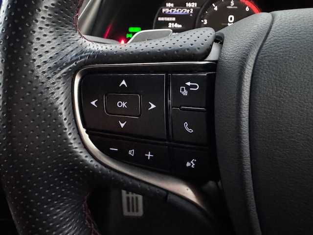 レクサス ＥＳ 300h Fスポーツ 愛媛県 2019(令1)年 7.3万km レッドマイカクリスタルシャイン 純正ナビ/フルセグTV/バックカメラ/サンルーフ/TOMSエアロ/ドラレコ/デジタルインナーミラー/ETC/レクサスセーフティシステム/赤レザーシート/シートヒーター/エアシート/パワーシート/ステアリングヒーター/ステアリングスイッチ/100V充電/パドルシフト/LEDヘッドライト/オートライト/オートハイビーム/前後コーナーセンサー/スマートキー/電動リアゲート