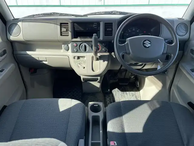 スズキ エブリイ PC 山梨県 2015(平27)年 6.2万km シルバー Wエアバッグ/スライドドア/取扱説明書