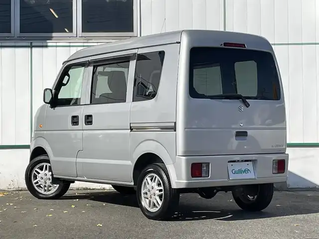 スズキ エブリイ PC 山梨県 2015(平27)年 6.2万km シルバー Wエアバッグ/スライドドア/取扱説明書