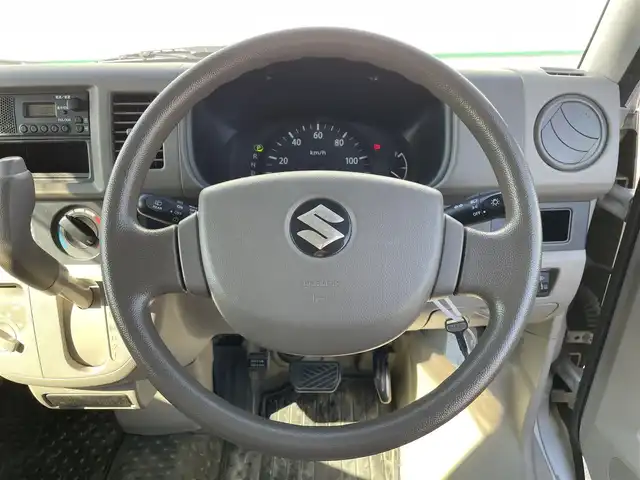 スズキ エブリイ PC 山梨県 2015(平27)年 6.2万km シルバー Wエアバッグ/スライドドア/取扱説明書