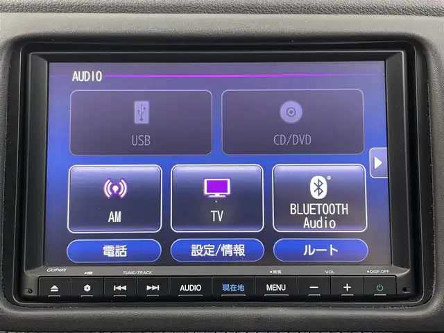 ホンダ ヴェゼル ハイブリッド Z ホンダセンシング 大分県 2020(令2)年 1.9万km ルーセブラックM 純正SDナビ/（フルセグ/Bluetooth/CD/DVD)/ホンダセンシング/レーダークルーズコントロール/オートハイビーム/車線逸脱抑制機能/ビルトインETC/ハーフレザーシート/前席シートヒーター/バックカメラ/オートライト/ステアリングスイッチ/純正アルミホイール/プッシュスタート・スマートキー