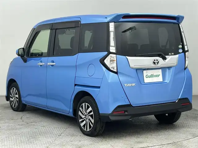 トヨタ タンク カスタムG S 道央・札幌 2017(平29)年 6.6万km ファインブルーマイカメタリック ・４WD/・寒冷地仕様/・純正SDナビ/　CD/DVD/SD/BT/フルセグTV/・パノラミックビューモニター/・パーキングアシスト/・ビルトインETC/・純正エンジンスターター/・両側パワースライドドア/・衝突被害軽減ブレーキ/・レーンキープアシスト/・ソナー/・クルーズコントロール/・アイドリングストップ/・横滑り防止装置/・オートライト/・LEDヘッドライト/・フロントフォグランプ/・プッシュスタート/・スマートキー/・純正１４インチAW