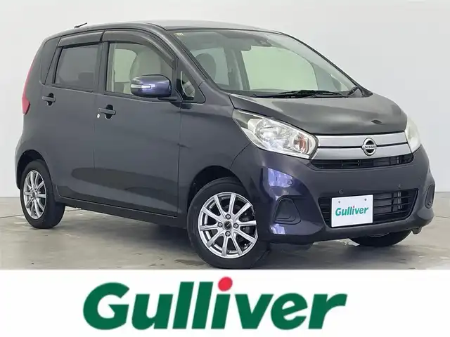 日産 デイズ X 富山県 2019(平31)年 4.1万km プレミアムパープルP 純正ナビ【MJ118D-W】/（AM/FM/CD/AUX/SD/BT）/フルセグTV/バックカメラ/エマージェンシーブレーキ/横滑り防止装置/コーナーセンサー前後/ETC/スマートキー×２/プッシュスタート/アイドリングストップ/社外１４インチAW/純正フロアマット