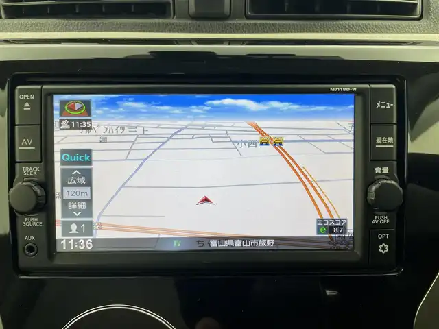 日産 デイズ X 富山県 2019(平31)年 4.1万km プレミアムパープルP 純正ナビ【MJ118D-W】/（AM/FM/CD/AUX/SD/BT）/フルセグTV/バックカメラ/エマージェンシーブレーキ/横滑り防止装置/コーナーセンサー前後/ETC/スマートキー×２/プッシュスタート/アイドリングストップ/社外１４インチAW/純正フロアマット