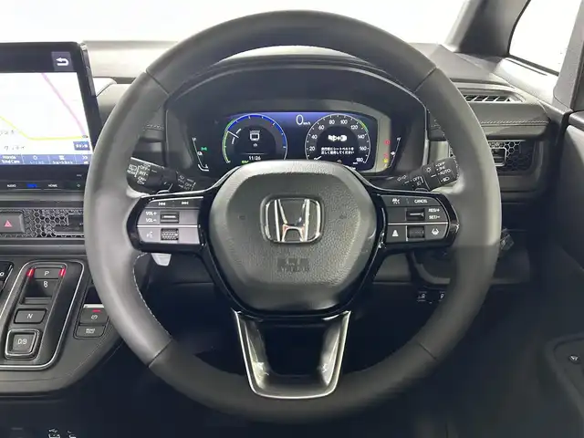 ホンダ ステップワゴン スパーダ eHEV 佐賀県 2025(令7)年 0.1万km未満 クリスタルブラックパール 純正11.4インチナビHonda CONNECTナビ/LXM-247VFLi/(フルセグTV.CD.DVD.Bluetooth）/登録済み未使用車/衝突被害軽減システム/バックカメラ/ブラインドスポットモニター/レーダークルーズコントロール/レーンアシスト/オートマチックハイビーム/オートライト/カーテンエアバッグ/両側パワースライドドア/パワーバックドア/運転席・助手席シートヒーター/ハーフレザーシート/ダブルエアコン/LEDヘッドライト/フォグライト/純正16インチアルミホイール/パドルシフト