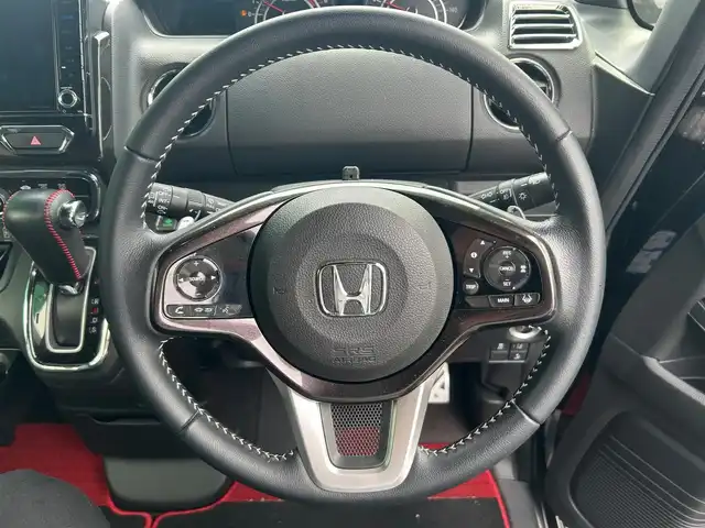 ホンダ Ｎ ＢＯＸ 静岡県 2019(平31)年 4.3万km クリスタルブラックパール エンジンスタートボタン/パワーステアリング/パワーウインドウ/アイドリングストップ/スマートキー/クルーズコントロール追従走行あり/Bluetooth接続/CDチェンジャー/USB入力端子/ETC/バックカメラ/走行中視聴可能フルセグTV/DVD再生機能ありSDナビ/全方位ドライブレコーダー前後/ベンチシート/フロアマット/ハーフレザーシート/両側パワースライドドア/アルミホイールタイヤ/ABS/横滑り防止装置/後方コーナーセンサー/レーンキープアシスト/オートライト/オートマチックハイビーム/LEDヘッドライト/W+サイドエアバッグ/衝突軽減システム/カーテンエアバック