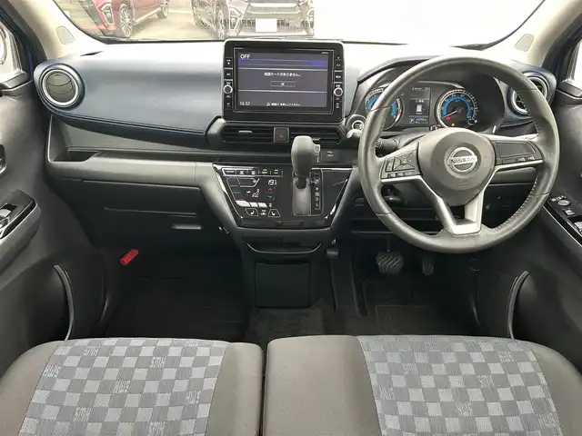 日産 デイズ ハイウェイスターX 島根県 2020(令2)年 3.9万km オーシャンブルーP 純正SDナビ　/フルセグTV　/DVD再生　/Bluetooth　/全方位／バック／サイドカメラ　/前方ドライブレコーダー/ETC　/前後コーナーセンサー/前席シートヒーター　/アイドリングストップ/衝突軽減ブレーキ/スマートキー　/プッシュスタート　/オートライト／ハイビーム/LEDヘッドライト　/純正フロアマット/純正14インチアルミホイール/スペアキー1本