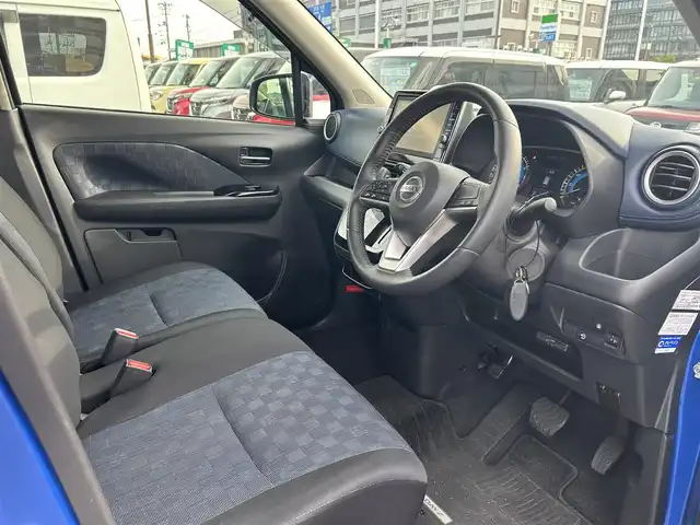 日産 デイズ ハイウェイスターX 島根県 2020(令2)年 3.9万km オーシャンブルーP 純正SDナビ　/フルセグTV　/DVD再生　/Bluetooth　/全方位／バック／サイドカメラ　/前方ドライブレコーダー/ETC　/前後コーナーセンサー/前席シートヒーター　/アイドリングストップ/衝突軽減ブレーキ/スマートキー　/プッシュスタート　/オートライト／ハイビーム/LEDヘッドライト　/純正フロアマット/純正14インチアルミホイール/スペアキー1本