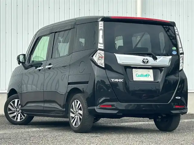 トヨタ タンク カスタムG S 熊本県 2018(平30)年 5.7万km ブラックマイカメタリック スマートアシストII/・衝突回避支援ブレーキ機能	/・車線逸脱警報機能	/・コーナーセンサー	/クルーズコントロール/社外ナビ/・BT.CD.DVD.USB/ワンセグTV/バックカメラ　/両側パワースライドドア/ETC/ドライブレコーダー（FR）/プッシュスタート/スマートキー/ステアリングスイッチ/LEDヘッドライト/LEDフォグランプ/純正14inAW/純正フロアマット/アイドリングストップ/横滑り防止装置