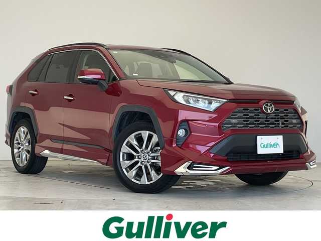 トヨタ ＲＡＶ４ G Zパッケージ 愛知県 2021(令3)年 4.5万km センシュアルレッドマイカ 純正9型ディズプレイオーディオ　ナビ機能なし/モデリスタエアロ/全方位カメラ/レーダークルーズコントロール/シートヒーター/バックカメラ/電動リアゲート/パワーシート/コーナーセンサー/純正アルミホイール/ルーフレール/ブラインドスポットモニター/LEDヘッドライト/ステアリングヒーター/インテリジェントミラー/ワイヤレス充電器/ドライブレコーダー/ETC/衝突軽減システム/Bluetooth/ステアリングスイッチ/スマートキー/プッシュスタート
