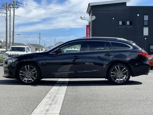 マツダ アテンザ ワゴン 20S 群馬県 2014(平26)年 7.5万km ジェットブラックマイカ 純正SDナビ/クルーズコントロール/オートLEDヘッドライト/フォグランプ/アイドリングストップ/本革巻ステアリング/プッシュスタート/横滑り防止装置/電動格納ウィンカーミラー/19インチ社外アルミホイール/純正フロアマット/ETC