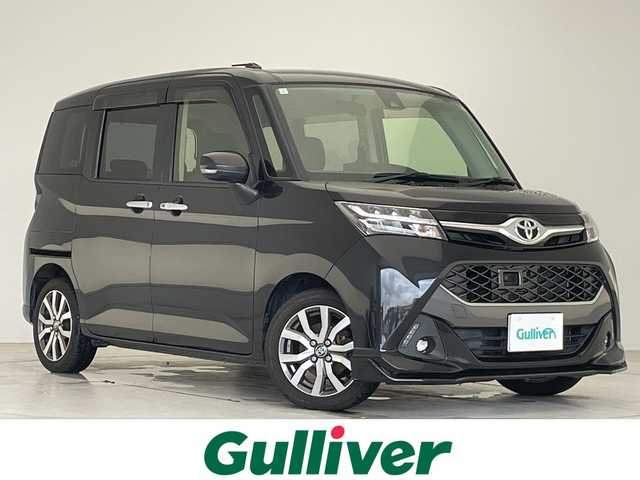トヨタ タンク カスタムG－T 愛知県 2017(平29)年 6.3万km ブラックマイカメタリック 純正7インチSDナビ（あり）/両側パワースライドドア/クルーズコントロール/バックカメラ/コーナーセンサー/純正アルミホイール/LEDヘッドライト/衝突被害軽減ブレーキ/ワンセグTV/CD DVD/Bluetooth/ステアリングスイッチ/スマートキー/プッシュスタート