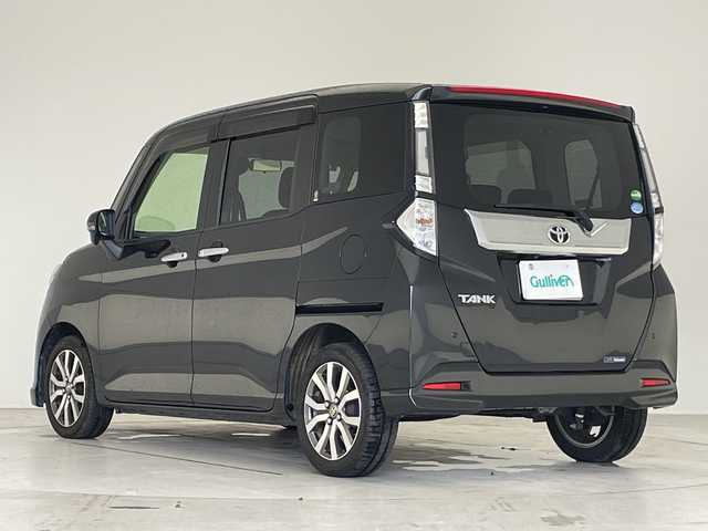 トヨタ タンク カスタムG－T 愛知県 2017(平29)年 6.3万km ブラックマイカメタリック 純正7インチSDナビ（あり）/両側パワースライドドア/クルーズコントロール/バックカメラ/コーナーセンサー/純正アルミホイール/LEDヘッドライト/衝突被害軽減ブレーキ/ワンセグTV/CD DVD/Bluetooth/ステアリングスイッチ/スマートキー/プッシュスタート