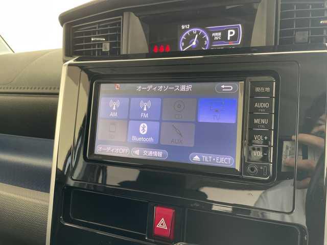 トヨタ タンク カスタムG－T 愛知県 2017(平29)年 6.3万km ブラックマイカメタリック 純正7インチSDナビ（あり）/両側パワースライドドア/クルーズコントロール/バックカメラ/コーナーセンサー/純正アルミホイール/LEDヘッドライト/衝突被害軽減ブレーキ/ワンセグTV/CD DVD/Bluetooth/ステアリングスイッチ/スマートキー/プッシュスタート