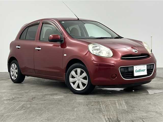 日産 マーチ 12X 30th ハピネス 三重県 2013(平25)年 4.7万km ラディアントレッド /禁煙車//スマートキー//プッシュスタート//マニュアルAC//電格ミラー//アイドリングストップ//ETC//ドアバイザー