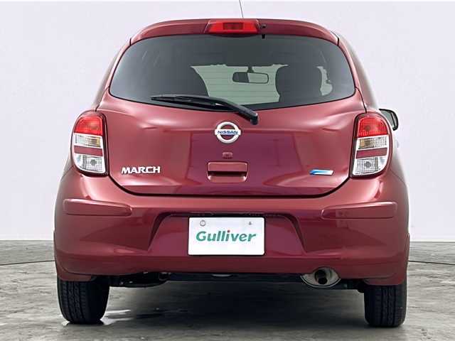 日産 マーチ 12X 30th ハピネス 三重県 2013(平25)年 4.7万km ラディアントレッド /禁煙車//スマートキー//プッシュスタート//マニュアルAC//電格ミラー//アイドリングストップ//ETC//ドアバイザー