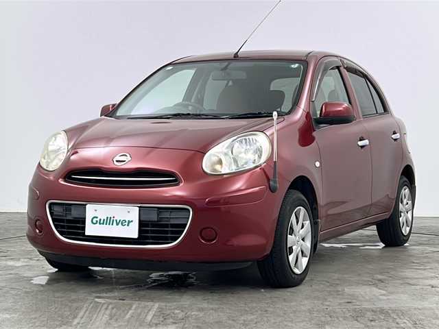 日産 マーチ 12X 30th ハピネス 三重県 2013(平25)年 4.7万km ラディアントレッド /禁煙車//スマートキー//プッシュスタート//マニュアルAC//電格ミラー//アイドリングストップ//ETC//ドアバイザー