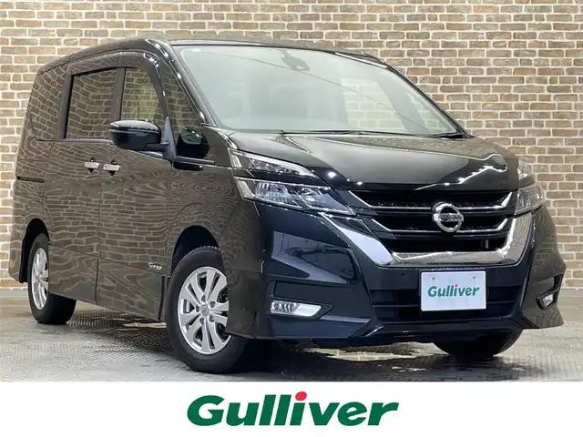 日産 セレナ ハイウェイスター プロパイロットED 岩手県 2016(平28)年 9.2万km ダイヤモンドブラック ワンオーナー/４WD/後席モニター/ハンズフリーオートスライドドア/プロパイロット/エマージェンシーブレーキ/車線逸脱警報・抑制機能/標識検知機能/踏み間違い衝突防止アシスト/前後ソナー/横滑り防止装置/アイドリングストップ/オートブレーキホールド/前席シートヒーター/リヤサンシェード/リヤオートエアコン/純正ナビ/フルセグTV/バックカメラ/ETC/社外LEDヘッドライト(ロービーム)/純正１５インチアルミホイール