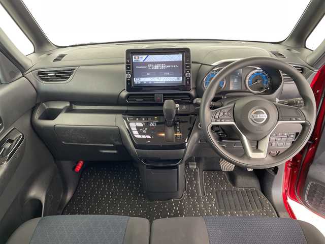 日産 ルークス ハイウェイスター X 愛知県 2021(令3)年 4.4万km スパークリングレッドM 純正9型ナビ/全方位カメラ/両側パワースライドドア/バックカメラ/ハンズフリースライドドア/コーナーセンサー/純正アルミホイール/LEDヘッドライト/ドライブレコーダー/衝突軽減システム/フルセグ/CD DVD/Bluetooth/ステアリングスイッチ/スマートキー/プッシュスタート