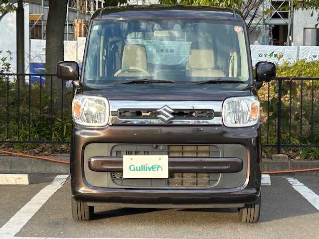 スズキ スペーシア HYBRID X 宮城県 2021(令3)年 4.8万km アーバンブラウンパールメタリック スズキセーフティサポート/・デュアルセンサーブレーキサポート/・誤発進抑制機能/・後方誤発進抑制機能/・車線維持支援機能/・車線逸脱抑制機能/・車検逸脱系お知らせ機能/・標識認識機能/・ヘッドアップディスプレイ/・全方位モニター/純正ナビ（CN-RZ865）/・AM/FM/TV/Bluetooth/USB/・走行時TV視聴可能/・ETC/・ドライブレコーダー/シートヒーター/ステアリングスイッチ/・プッシュスタート/・スマートキー/・アイドリングストップ/・電動格納ミラー/・ドアバイザー/・スズキホイールキャップ