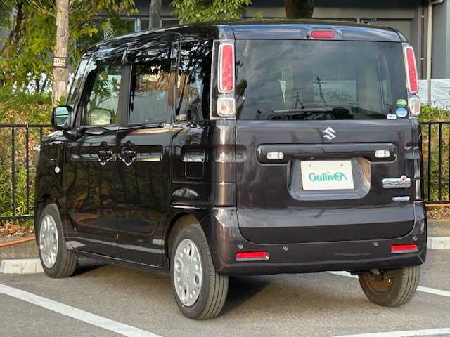 スズキ スペーシア HYBRID X 宮城県 2021(令3)年 4.8万km アーバンブラウンパールメタリック スズキセーフティサポート/・デュアルセンサーブレーキサポート/・誤発進抑制機能/・後方誤発進抑制機能/・車線維持支援機能/・車線逸脱抑制機能/・車検逸脱系お知らせ機能/・標識認識機能/・ヘッドアップディスプレイ/・全方位モニター/純正ナビ（CN-RZ865）/・AM/FM/TV/Bluetooth/USB/・走行時TV視聴可能/・ETC/・ドライブレコーダー/シートヒーター/ステアリングスイッチ/・プッシュスタート/・スマートキー/・アイドリングストップ/・電動格納ミラー/・ドアバイザー/・スズキホイールキャップ