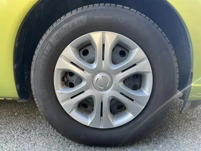 日産 ノート X 神奈川県 2017(平29)年 3.4万km オリーブグリーン 純正ナビ/ＣＤ／Bluetooth/ＡＵＸ　/フルセグＴＶ　/ＥＴＣ　/前後コーナーセンサー　/レーンキープアシスト　/スペアキー　/純正フロアマット　/プッシュスタート　/スマートキー　/取扱説明書　/保証書