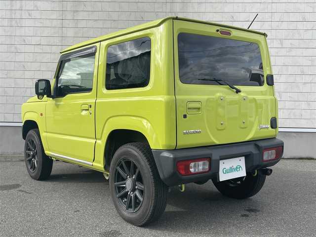 スズキ ジムニー XL 鹿児島県 2019(令1)年 6.6万km キネティックイエロー 5速MT　/リフトアップ（1インチ）/社外サスペンション（純正有り）/社外マフラー　/社外SDナビＣＮ－Ｅ３１０Ｄ　/(BT/CD/DVD/AM/FM)/バックカメラ　/前席シートヒーター　/フロントフォグライト/ドアミラーヒーター　/ＥＴＣ　/純正16インチアルミホイール　/フロアマット　/スマートキー　/スペアキー　/スペアタイヤ　/ダブルサイドカーテンエアＢ