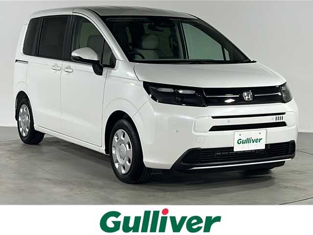 ホンダ フリード AIR 福岡県 2025(令7)年 0.1万km未満 パール ・フルセグTV/・Bカメラ/・AppleCarPlay/・ACC/・androidオート/・ブレーキホールド/・オートマチックハイビーム/・両側パワースライドドア/・Bluetooth/・純正ナビ/・ホンダセンシング