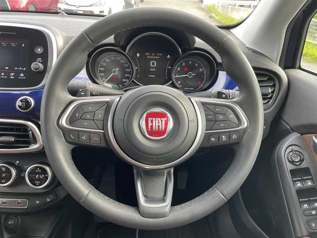 フィアット ５００Ｘ クロス 福岡県 2020(令2)年 2.8万km アバターブルー セーフティドライブアシスト/パーキングセンサー/盗難防止装置/純正DPオーディオ/（BT、FM、AM）/ドライブレコーダー/ETC/パワーシート（D＋N）/純正アルミホイール/純正フロアマット/アイドリングストップ/クルーズコントロール/スマートキー/オートライト