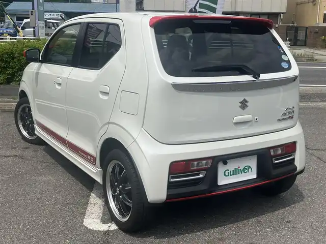 スズキ アルト ターボRS 愛知県 2016(平28)年 5.4万km パールホワイト 4WD&ターボ車/レーダーブレーキサポート/純正メモリーナビTV/DVDビデオ&CD/地デジ　フルセグ/Bluetoothオーディオ/バックカメラ/ビルトインETC/キセノンヘッドライト/オートライト/シートヒーター/パドルシフト/ステアリングスイッチ/ドライブレコーダー/純正アルミホイール/純正フロアマット