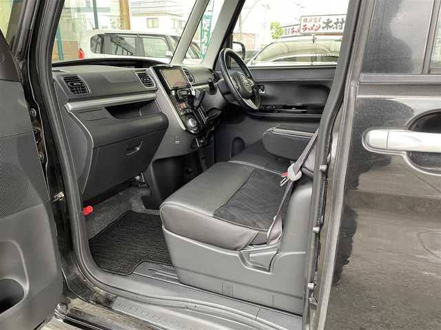 ダイハツ タント カスタム RS トップED SA 青森県 2014(平26)年 8.4万km ブラックマイカメタリック 4WD/社外ナビ/ (CD/DVD/USB)/フルセグTV/バックカメラ/両側パワースライドドア /アイドリングストップ/スマートアシスト/・衝突軽減ブレーキ/・前方誤発進抑制/・先行車発進お知らせ/ステアリングリモコン/革巻ステアリング/ETC/オートライト/LEDヘッドライト/フォグランプ/横滑り防止/純正フロアマット/純正ドアバイザー/15インチ純正アルミホイール/取扱説明書/保証書
