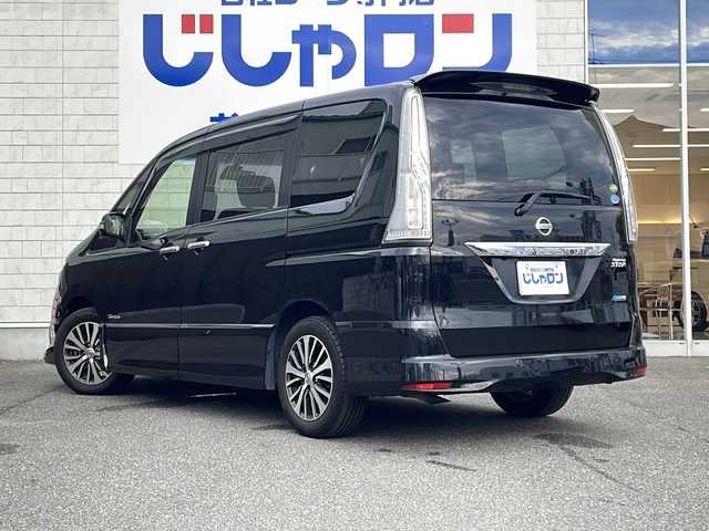 日産 セレナ ハイウェイS S HV Aセーフ 山口県 2015(平27)年 8.9万km ダイヤモンドブラック (株)IDOMが運営する【じしゃロン宇部店】の自社ローン専用車両になります。こちらは現金またはオートローンご利用時の価格です。自社ローンご希望の方は別途その旨お申付け下さい。/Ｂｌｕｅｔｏｏｔｈ接続/全周囲カメラ/純正ナビ/フルセグＴＶ/両側パワースライド/フリップダウンモニター/クルーズコントロール/スマートキー/ＥＴＣ/ＬＥＤヘッドライト
