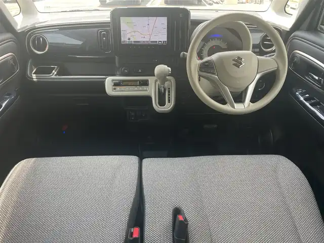 スズキ ワゴンＲ スマイル HYBRID X 長崎県 2023(令5)年 1.1万km インディゴブルーメタリック/ホワイト2トーン ワンオーナー/セーフティサポート/・デュアルカメラブレーキサポート/・誤発進抑制機能/・後退時ブレーキサポート/・後方誤発進抑制機能/・車線逸脱警報機能/・ふらつき警報機能/・先行車発進お知らせ機能/・ハイビームアシスト/純正メモリーナビ/　・フルセグテレビ/　・Bluetooth/   ・ipod/   ・smartphoneLink/   ・CD/全方位モニター/ビルトインETC/社外前後ドライブレコーダー/純正フロント&サイド&リアアンダーガーニッシュ/両側パワースライドドア/純正LEDオートヘッドライト/スマートキー/運転席シートヒーター/リアクリアランスソナー/保証書/取扱説明書