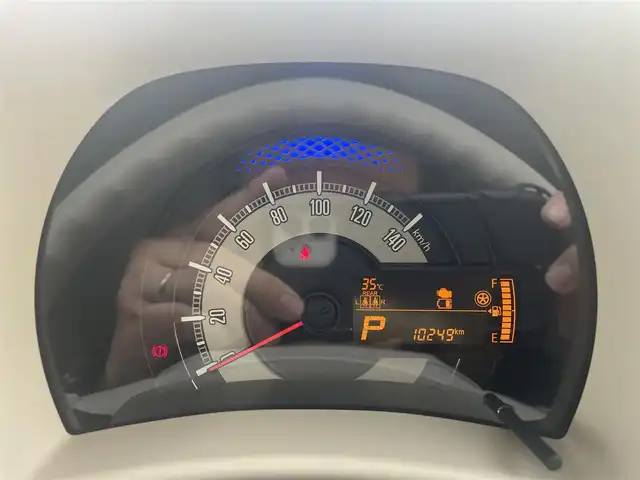 スズキ ワゴンＲ スマイル HYBRID X 長崎県 2023(令5)年 1.1万km インディゴブルーメタリック/ホワイト2トーン ワンオーナー/セーフティサポート/・デュアルカメラブレーキサポート/・誤発進抑制機能/・後退時ブレーキサポート/・後方誤発進抑制機能/・車線逸脱警報機能/・ふらつき警報機能/・先行車発進お知らせ機能/・ハイビームアシスト/純正メモリーナビ/　・フルセグテレビ/　・Bluetooth/   ・ipod/   ・smartphoneLink/   ・CD/全方位モニター/ビルトインETC/社外前後ドライブレコーダー/純正フロント&サイド&リアアンダーガーニッシュ/両側パワースライドドア/純正LEDオートヘッドライト/スマートキー/運転席シートヒーター/リアクリアランスソナー/保証書/取扱説明書